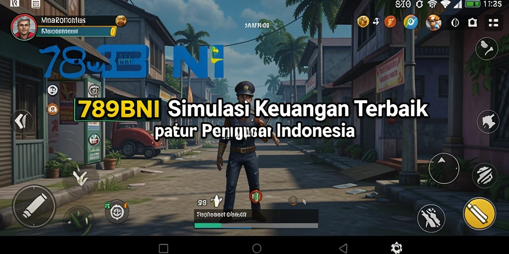 Screenshot gameplay 789BNI yang menunjukkan simulasi keuangan.