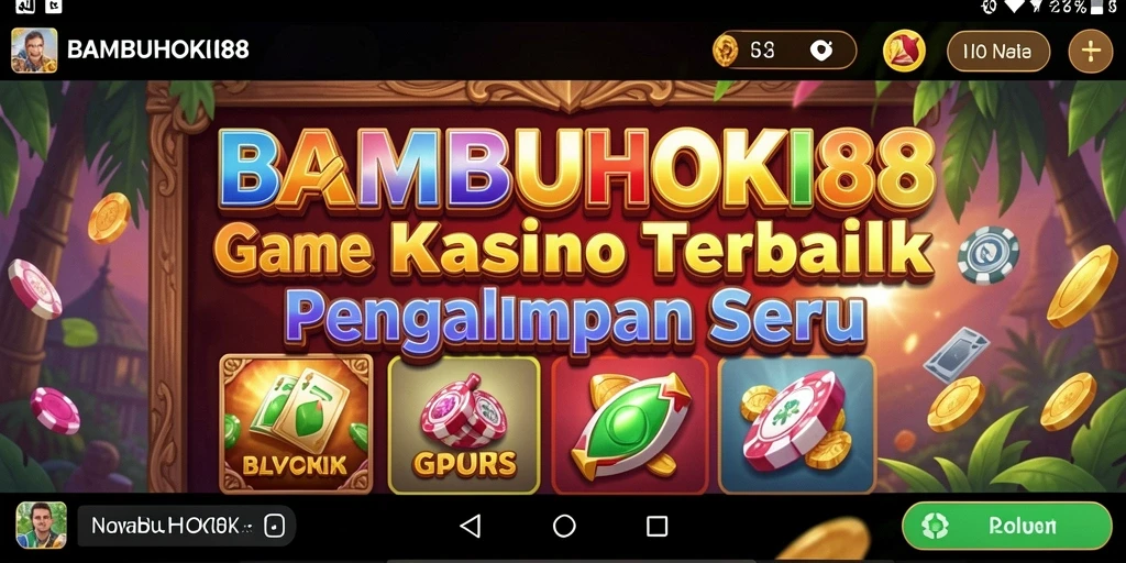 Tampilan gameplay seru dalam BAMBUHOKI88 yang menampilkan momen mendebarkan di kasino.