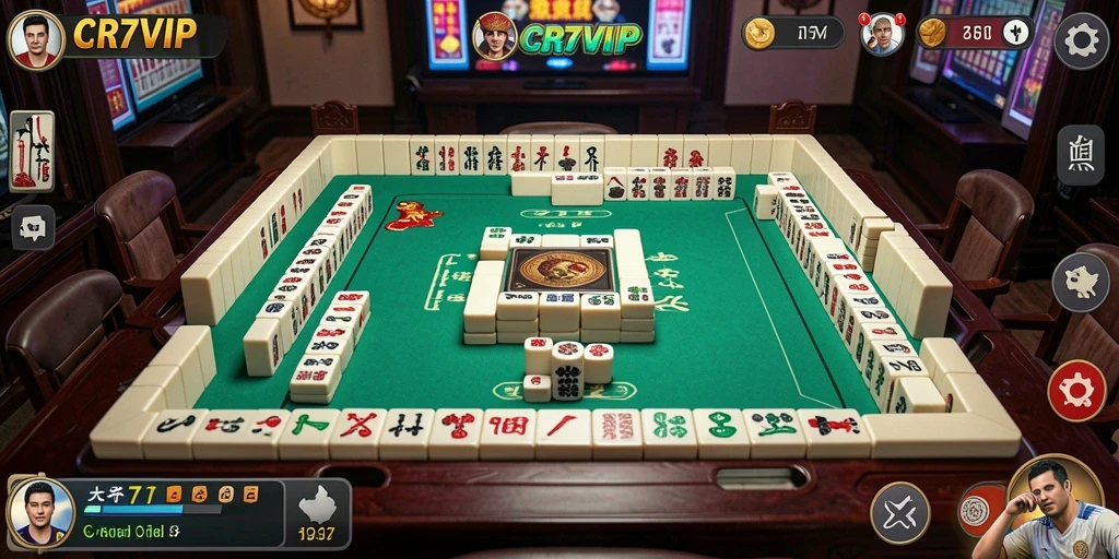 Tampilan gameplay seru di CR7VIP yang menyajikan tantangan Mahjong.