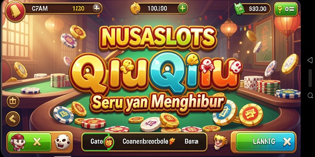 Tampilan gameplay seru di NUSASLOTS saat bermain QiuQiu.