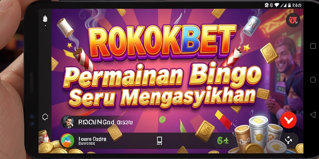 Tampilan gameplay Bingo yang seru di ROKOKBET.